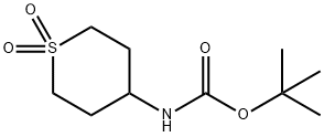 tert-Butyl N-(1,1-dioxothian-4-yl)carbaMate Structure
