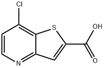 7-Chlorothieno[3,2-b]pyridine-2-carboxylic acid Structure