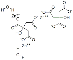 Zinc citrate dihydrate Structure