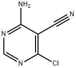 4-AMINO-6-CHLOROPYRIMIDINE-5-CARBONITRILE Structure