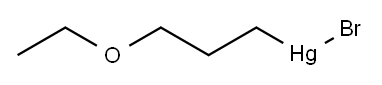 (3-Ethoxypropyl)mercury bromide Structure