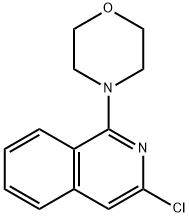 3-Chloro-1-(morpholinyl)-1-ylisoquinoline Structure