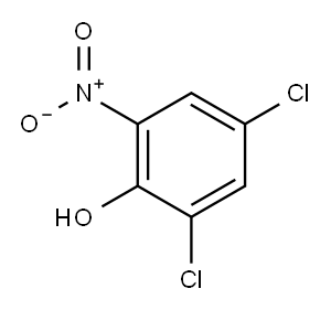 2,4-Dichloro-6-nitrophenol Structure