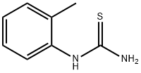 N-(2-Methylphenyl)thiourea Structure