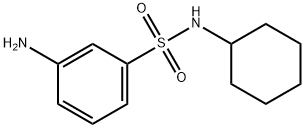 3-AMINO-N-CYCLOHEXYLBENZENESULFONAMIDE Structure