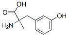A-METHYL-D,L-M-TYROSINE Structure