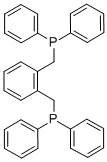 1,2-BIS(DIPHENYLPHOSPHINOMETHYL)BENZENE Structure