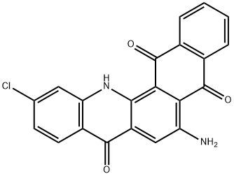 6-Amino-11-chloronaphth[2,3-c]acridine-5,8,14(13H)-trione Structure
