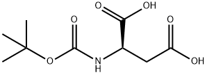 Boc-D-Aspartic acid Structure
