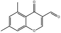 5,7-DIMETHYLCHROMONE-3-CARBOXALDEHYDE Structure