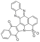 [1,2]benzisothiazolo[2,3,4-lma]benzo[h]quinoxalino[2,3-c]carbazole-11,16-dione 9,9-dioxide Structure