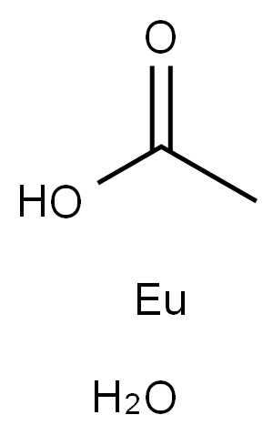 Europium(III) acetate hydrate Structure