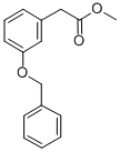3-BENZYLOXYPHENYLACETIC ACID METHYL ESTER Structure