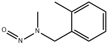 N-methyl-N-nitroso-(2-methylphenyl)methylamine Structure