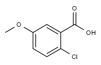 2-CHLORO-5-METHOXYBENZOIC ACID Structure