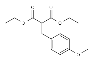 DIETHYL 4-METHOXYBENZYLMALONATE Structure