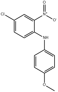 4-Chloro-N-(4-methoxyphenyl)-2-nitroaniline Structure