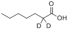 HEPTANOIC-2,2-D2 ACID Structure