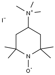 4-TRIMETHYLAMMONIUM-2,2,6,6-TETRAMETHYLPIPERIDINE-1-OXYL IODIDE Structure