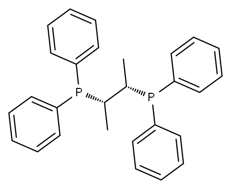 (2S,3S)-(-)-BIS(DIPHENYLPHOSPHINO)BUTANE Structure