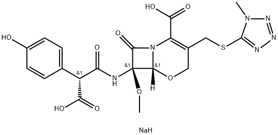 Latamoxef sodium Structure