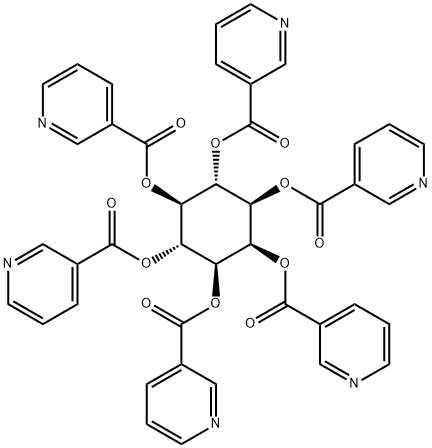 Inositol nicotinate  Structure