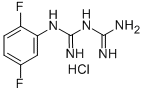 1-(2,5-DIFLUOROPHENYL)BIGUANIDE HYDROCHLORIDE Structure
