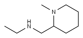 ETHYL[(1-METHYLPIPERIDIN-2-YL)METHYL]AMINE Structure