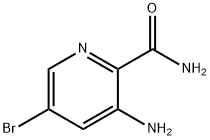3-AMINO-5-BROMOPYRIDINE-2-CARBOXAMIDE Structure