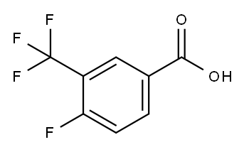 4-Fluoro-3-(trifluoromethyl)benzoic acid Structure