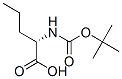 NALPHA-tert-Butoxycarbonyl-L-norvaline Structure