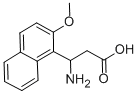 3-AMINO-3-(2-METHOXY-NAPHTHALEN-1-YL)-PROPIONIC ACID Structure