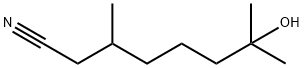 7-hydroxy-3,7-dimethyloctanenitrile Structure