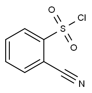 2-Cyanobenzenesulphonyl chloride Structure
