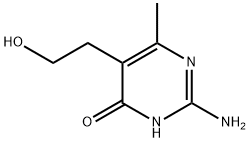 2-AMINO-6-HYDROXY-5-(B-HYDROXYETHYL)-4-METHYLPYRIMIDINE Structure