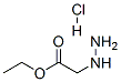 Ethyl hydrazinoacetate hydrochloride Structure