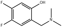 2-Dimethylaminomethyl-4,5-difluoro-phenol Structure