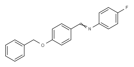 N-(4-(Benzyloxy)benzylidene)-4-fluoroaniline Structure