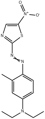 N,N-diethyl-3-methyl-4-[(5-nitro-1,3-thiazol-2-yl)diazenyl]aniline Structure