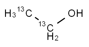 ETHYL-13C2 ALCOHOL Structure