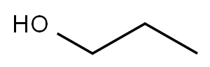 Propyl alcohol Structure