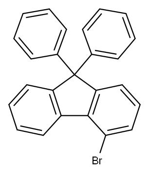 4-BroMo-9,9-diphenyl fluorene Structure