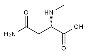(R)-2-AMINO-N-METHYL-SUCCINAMIC ACID Structure