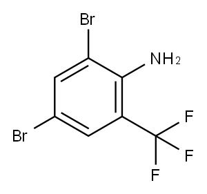 2,4-DIBROMO-6-(TRIFLUOROMETHYL)ANILINE Structure