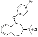 5H-Benzocyclohepten-7-amine, 6,7,8,9-tetrahydro-5-(4-bromophenoxy)-N,N -dimethyl-, hydrochloride, cis- Structure