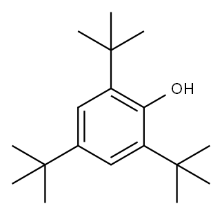 2,4,6-Tri-tert-butylphenol Structure