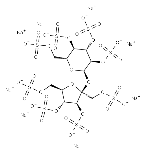 Sucrose octasulfate sodium salt Structure