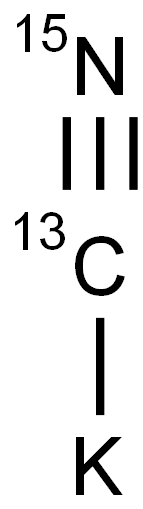 PotassiuM Cyanide-13C,15N Structure