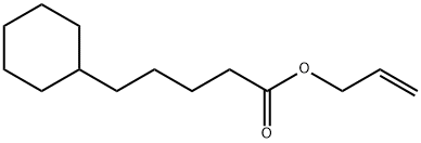 Cyclohexanepentanoic acid, 2-propenyl ester Structure