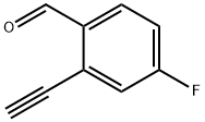 Benzaldehyde, 2-ethynyl-4-fluoro- (9CI) Structure